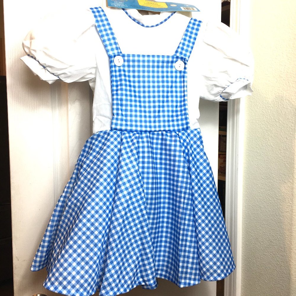 Rubies Dorothy Dress Costume Child Sz 8-10 NWT;